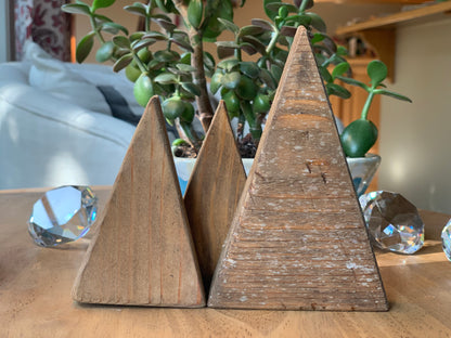 Wood trees shelf decor